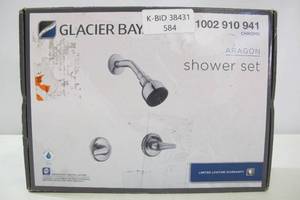 Glacier Bay Aragon 2-Handle 1-Spray Shower Faucet in Chrome (Valve Included)