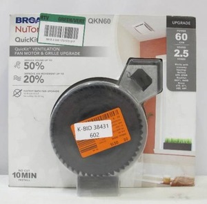 NuTone QuicKit QKN60 QuicKit 60 CFM Bathroom Exhaust Fan Upgrade Kit