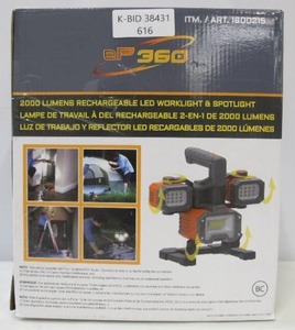 eP360 Detacheable LED Triple Magnetic Work SpotLight