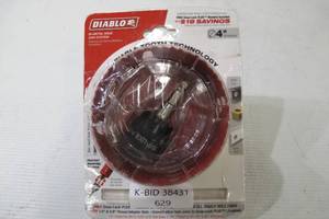 Diablo 4 in. Bi-Metal Hole Saw with SnapLock Plus Mandrel System