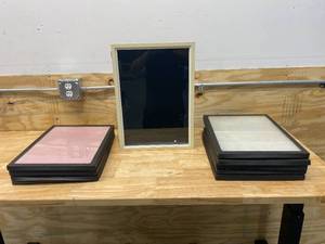 Lot of 9 Display Cases