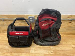 HUSKY Tool Backpack and Tool Tote