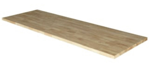 HUSKY 72 in. Solid Wood Top for Ready-to-Assemble 6 ft. Adjustable Height Workbench