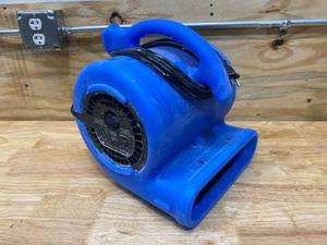 B-AIR 14 HP Air Mover Blower Fan for Water Damage Restoration Carpet Dryer Floor Home and Plumbing Use in Blue