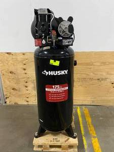 HUSKY 60 Gal. 3.7 HP 1-Phase 175 PSI Oil Lubed Belt Drive Stationary Electric Air Compressor