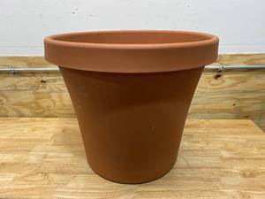 BLOEM Terra 24 in. Terra Cotta Plastic Planter