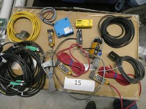 lot 15 image: Group of used but working spares - Omron photoelectric sensors, Sick and Banner