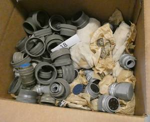 lot 18 image: Another Large box full of various amphenol connectors, most are new old stock