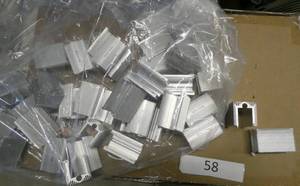 lot 58 image: 35 aluminum heat sinks removed from new boards