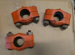 lot 71 image: 3 victoulic couplings  1-14