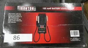 lot 86 image: New in box Ironton 125 Amp Battery Load tester