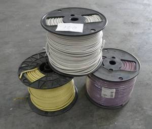 lot 100 image: 3 new rolls of wire