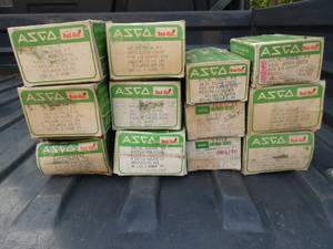 lot 120 image: Lot of 12 Asco Red-Hat solenoid valves of various size