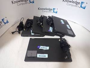 lot 27 image: Lot of 5 Lenovo&nbspThinkPad T440p LaptopsINTEL(R) CORE(TM) I5-4300M CPU  2.60GHZ8GB DDR3L RAMHD Capacity500 GB&nbspHD Source Serial #NA&nbspDevice Type2.5 SATA 7200Screensize14.0&nbspResolution1366 x 768&nbspDisplay TypeLCD