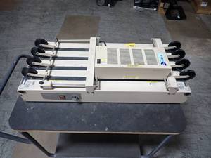 lot 61 image: Pitney Bowes W760 Mail Conveyor With Ink Dryer and Stacker with power cords Surface wear Light blemishesscratches.