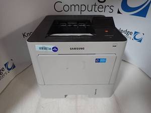 lot 77 image: Samsung&nbspProXpress M4530NXOutput TypeMonochrome&nbspConnectivity TechnologyUSB&nbspInterface TypeUSB, NIC&nbspPortsUSB, Ethernet&nbspIncludedAdapter, Toner&nbspFunctionsCopy, Paper Feeder, Print