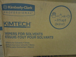 lot 468 image: KIMBERLY-CLARK PROFESSIONAL WIPERS, FOR SOLVENTS - BULK CASES