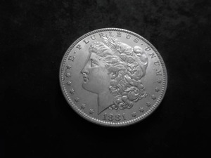 1881 O Morgan Silver Dollar