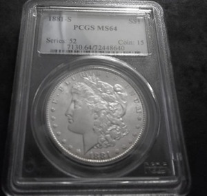 1881 S Morgan Silver Dollar