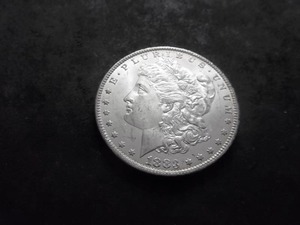 1883 O Morgan Silver Dollar