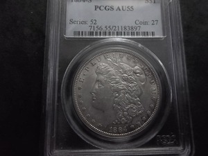 1884 S Morgan Silver Dollar