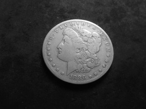 1886 S Morgan Silver Dollar