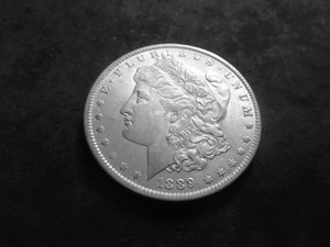 1889 O Morgan Silver Dollar
