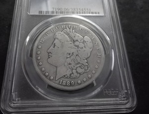 1889 CC Morgan Silver Dollar