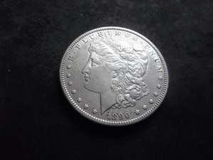 1890 S  Morgan Silver Dollar