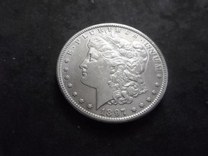 1897 S Morgan Silver Dollar