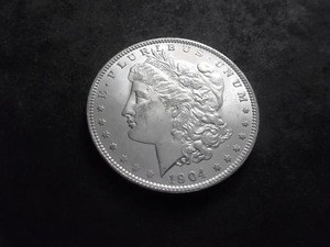 1904 O Morgan Silver Dollar