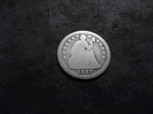 1857 O Half Dime
