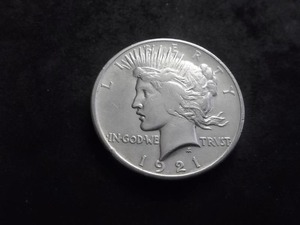 1921 Peace Silver Dollar High Relief