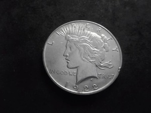 1922 D  Silver Peace Dollar