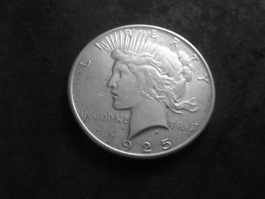 1925 S Peace Silver Dollar