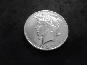 1927 D Peace Silver Dollar