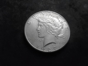 1927 S Peace Silver Dollar