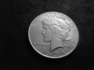1934 Silver Peace Dollar