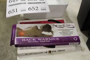 lot 650 image: Repeat The Heat Back Warmer Reusable Heat Pack (in box)