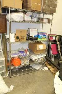 lot 679 image: NSF Wire Shelving Rack 6-tier 48Wx18Dx72H