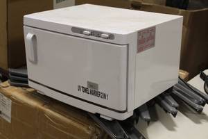 lot 715 image: SkinAct M-4049A UV Towel Warmer 2 in 1