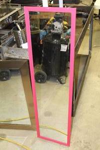 lot 822 image: Framed Wall Mirror