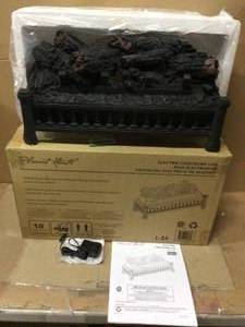Pleasant Hearth 20 in. Electric Fireplace Logs&nbsp&nbspCustomer Returns See Pictures