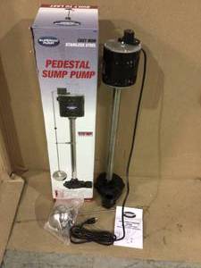 92551 12 HP Non-Submersible Cast Iron Pedestal Sump Pump by Superior Pump&nbsp&nbspCustomer Returns See Pictures