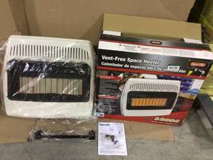 30,000 BTU Natural Gas Infrared Natural Gas Wall Heater by Dyna-Glo&nbsp&nbspCustomer Returns See Pictures