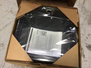 Westminster Black Granite Composite 16 in. 1-Hole Dual Mount Bar Sink&nbsp&nbspCustomer Returns See Pictures