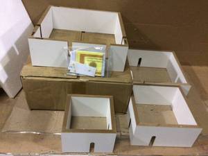 Decorative 24 White Floating Wall Display Ledge Shelves (Set of 2)&nbsp&nbspCustomer Returns See Pictures