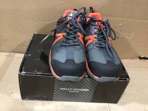 Mens Active Low Slip Resistant Athletic Shoes - Composite Toe - BlackOrange Size 9(M) by Helly Hansen&nbsp&nbspCustomer Returns See Pictures