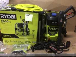 2000 PSI 1.2 GPM Cold Water Electric Pressure Washer by RYOBI  USED
