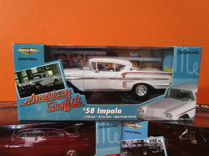 118th American Graffiti 55 Chevy, 58 Impala, 51 Mercury Coupe